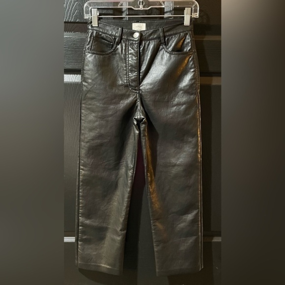 Aritzia Wilfred Faux Leather Pants Like New Condition